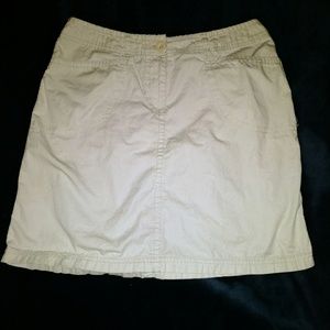 Faded glory size 10 beige skirt